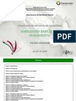 Guía para el desarrollo de competencias cognitivas y habilidades de pensamiento en el bachillerato