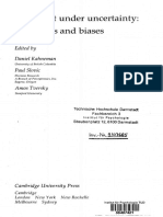 Judgment Under Uncertainty: Heuristics and Biases: Edited by Daniel Kahneman Paul Slovic