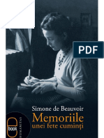 Simone de Beauvoir - Memoriile Unei Fete Cuminti