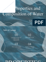 Group 1 - The Properties and Composition of Water