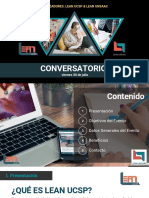 Brochure Conversatorio Lean UCSP