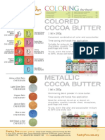 Colored Cocoa Butter: Chef Rubber, Usa