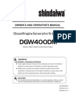 Owner S and Operator S Manual: Warning