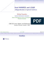 Generalized MINRES and LSQR: Orthogonal Tridiagonalization of Matrices