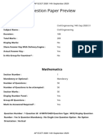 Question Paper Preview: Mathematics