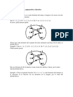 Subtema 2.2. Función Inyectiva, Suprayectiva y Biyectiva