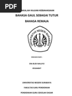 Makalah Bahasa Gaul