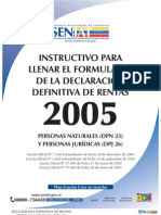 Instructivo Islr 2005