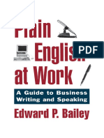 Edward P. Bailey Jr. - Plain English at Work_ a Guide to Writing and Speaking-Oxford University Press, USA (1996)