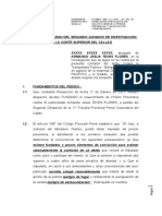 Solicitud de cese de prisión preventiva y variación por comparecencia