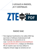 ACCESO LOCALES A SISTEMAS DE TRANSMISIÓN Y RADIOCOMUNICACIÓN