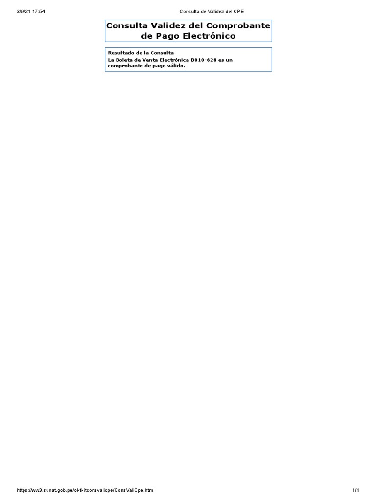 Consulta de validez del cpe pdf