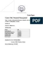 FIN301 Term-Paper Sec02 Spring-2019