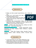 Nota Tajuk 1 - Perkembangan Seni Visual Di Malaysia