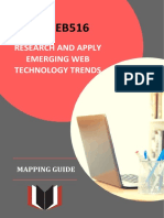 ICTWEB516: Research and Apply Emerging Web Technology Trends