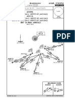 Jeppesen chart for RNAV arrival and departure procedures at Axum Airport in Ethiopia
