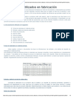 Documentos Utilizados en Fabricacion