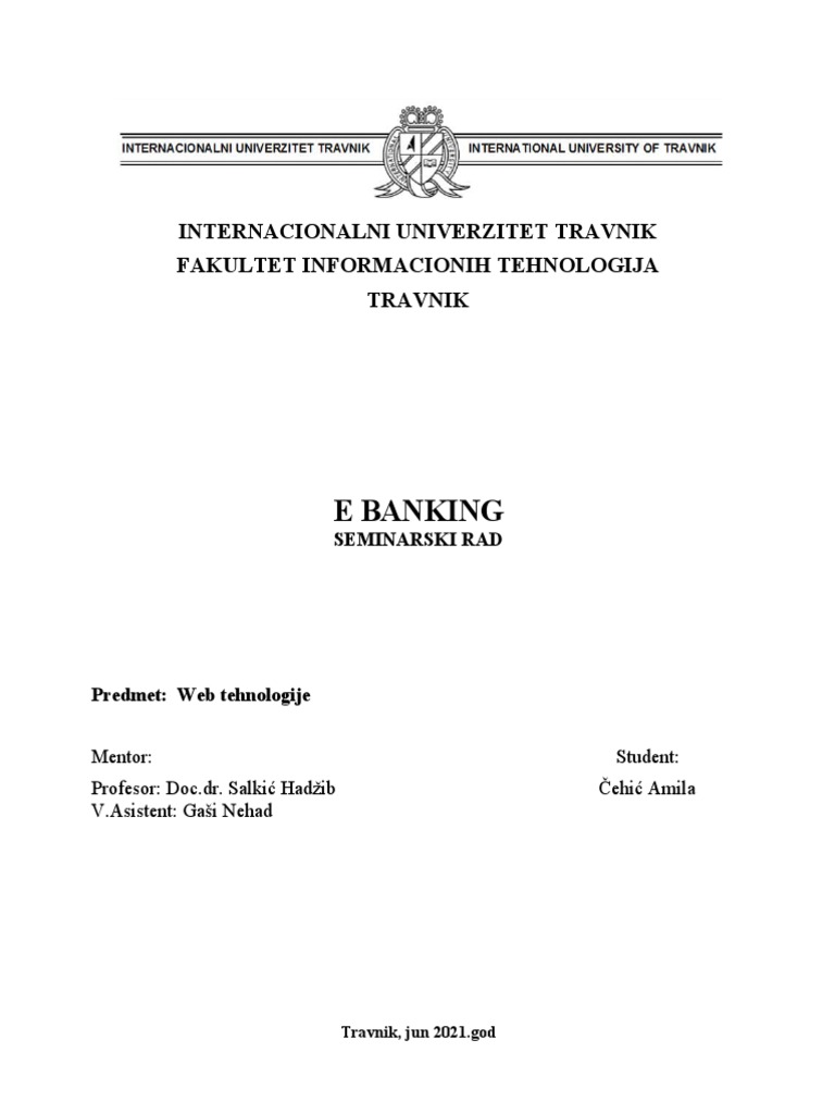 Fakultet Informacionih Tehnologija