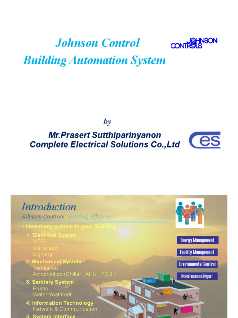 Overview of Johnson Controls Building Automation System and Key ...