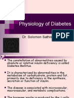 .Physiology of diabetes