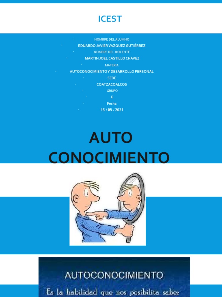 Autoconocimiento y Desarrollo Personal | PDF | Relaciones personales ...