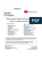 NUS 2017 2018 Information Package - SemesterOption3