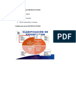 Clasificación de Las IMPORTACIONES y Exportyaciones