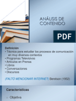 Análisis de contenido: técnica para estudiar la comunicación