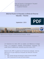 Reforma Fiscal IRP Naturales Panamá