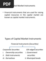 Capital Market Instruments