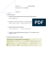 Problemas de vectores y ecuaciones de rectas para examen de derecho