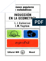 Inducción en La Geometría - L. I. Goloviná - I. M. Yaglóm - MIR