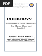 Cookery9: Stay Home, Clean and Sanitize!