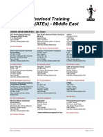 Middle East ATE List