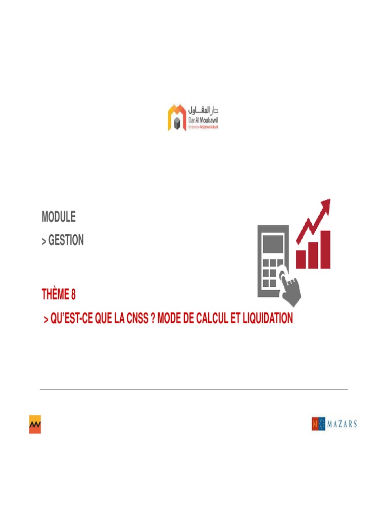 Calcul des Cotisations CNSS au Maroc | PDF | Salaires | Économie