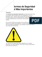 Las 13 Normas de Seguridad Industrial Más Importantes