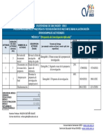 Cronograma Actividades MTDAE