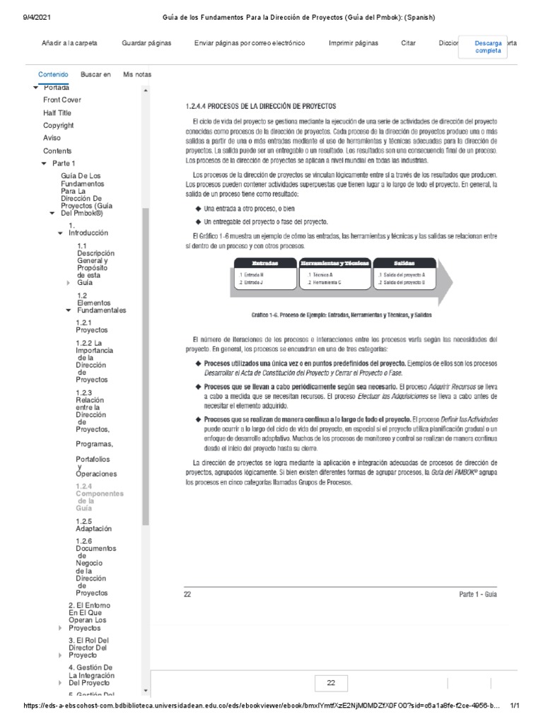 Guía de Los Fundamentos para La Dirección de Proyectos (Guía Del Pmbok ...