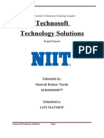 Technosoft Technology Solutions: Santosh Kumar Nayak S100040300077