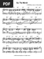 See The World - Piano Arrangement | PDF