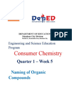 Consumer Chemistry: Quarter 1 - Week 5