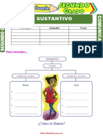 Clases de Sustantivo para Segundo Grado de Primaria