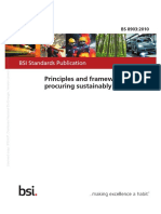 Principles and Framework For Procuring Sustainably - Guide: BSI Standards Publication
