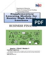 BUSINESS FINANCE 12 - Q1 - W5 - Mod5