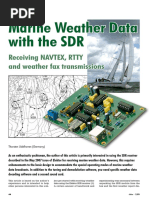 Marine Weather Data With The SDR: Receiving NAVTEX, RTTY and Weather Fax Transmissions