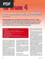 Port Expansion Using 74HC595s: 16 From 4