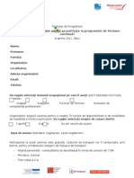 Seminar: Cum Motivăm Adulţii Sa Participe La Programele de Formare Continuă?