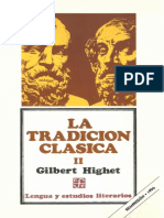 Highet, Gilbert - LA TRADICIÓN CLÁSICA Tomo II