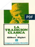 Highet, Gilbert - LA TRADICIÓN CLÁSICA Tomo I(1)