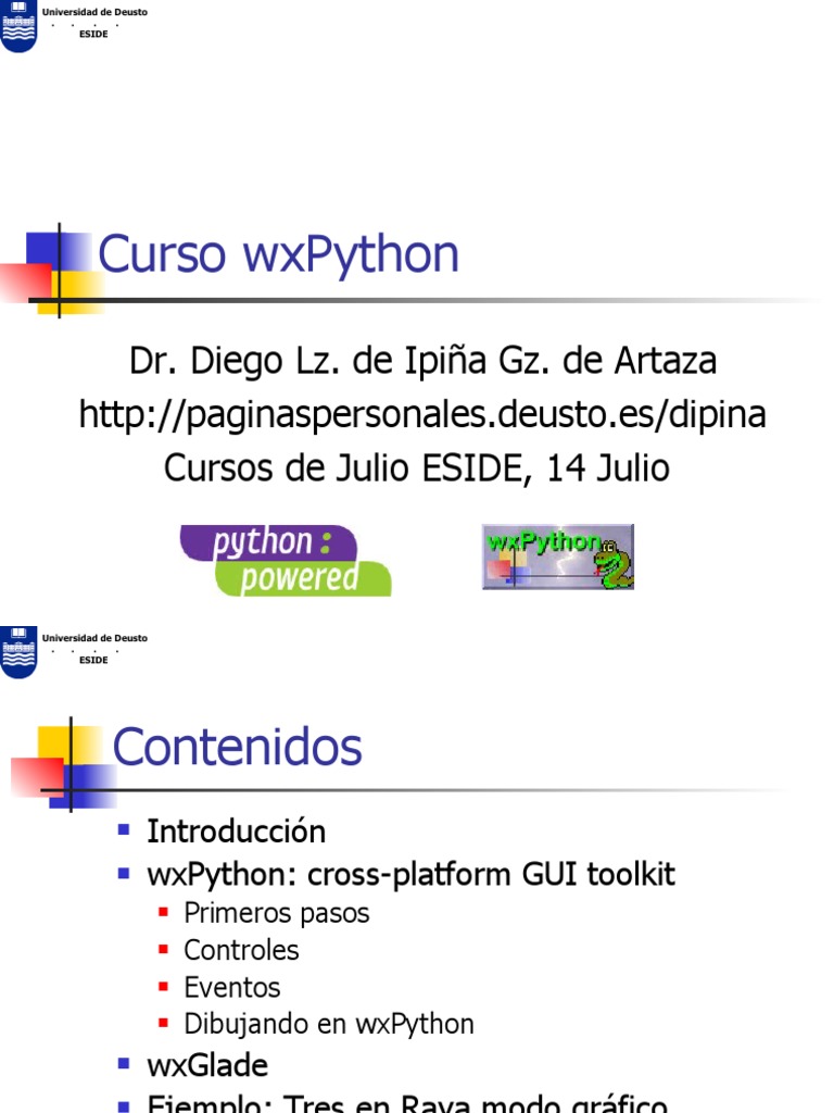 Cursowxpython | PDF | Bibliotecas de computadoras | La interacción ...